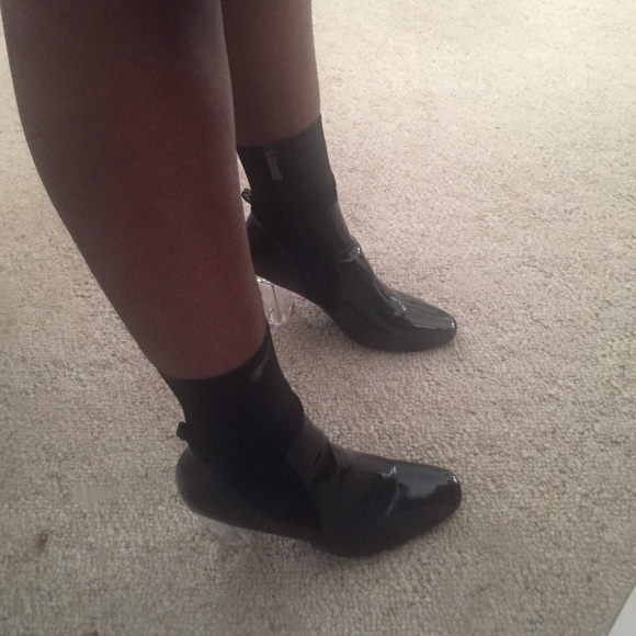 Clear Heel Fashion Nova Boots - Picture 2 of 2